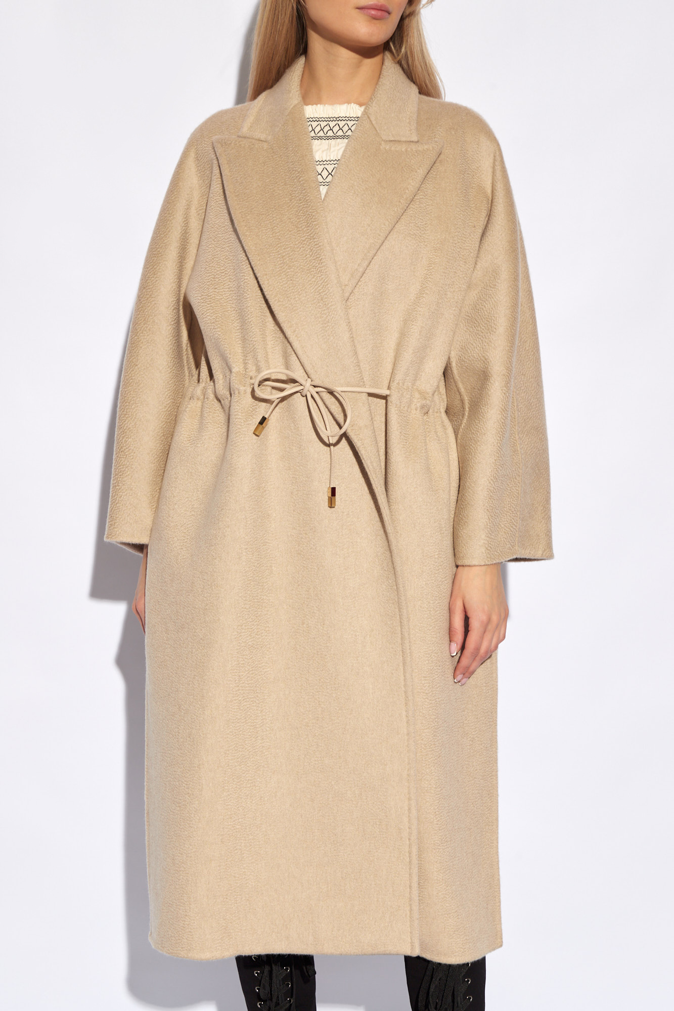 DT MaxMara ★ ロング ギャバジン スカート DESERTO ベージュ DT MaxMara ☆ ロング ギャバジン スカート DESERTO ベージュ